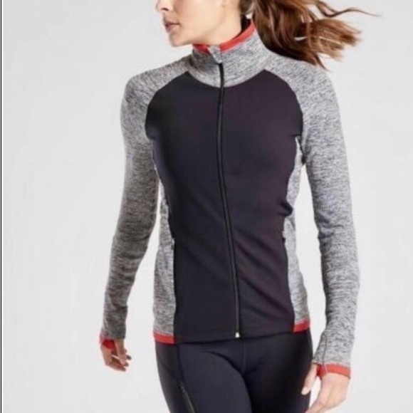 Athleta Jackets & Coats Athleta Andes Hybrid Full Zip Jacket Poshmark